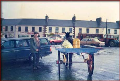 Horse and Cart in Charlestown, Mayo