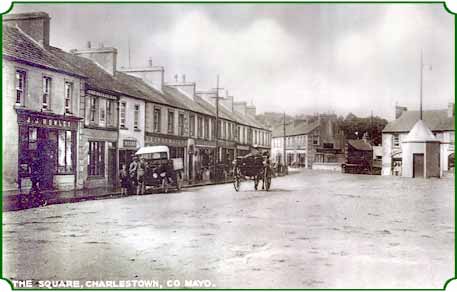 the square, charlestown, county mayo, ireland