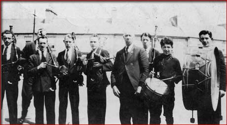 Charlestown Pipe Band, County Mayo , 1930